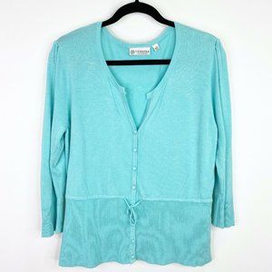 Versona Accessories Cardigan Sweater Shirt Top L
